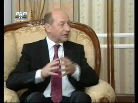 Interviu acordat de Traian Basescu in Rep Moldova - PART 2/3