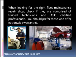 Orlando Fleet Maintenance Repair Shop