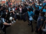 Football legend Diego Maradona visits secondary school in South Africa