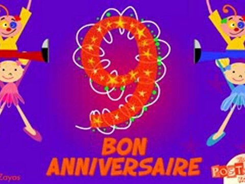 Happy Birthday 9! Circus - kosmiko postcard - © Martin Zayas