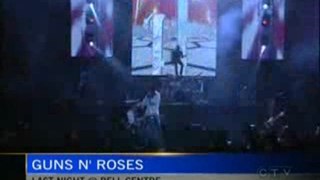 Guns N' Roses - Montréal 2010 - Reportage TV