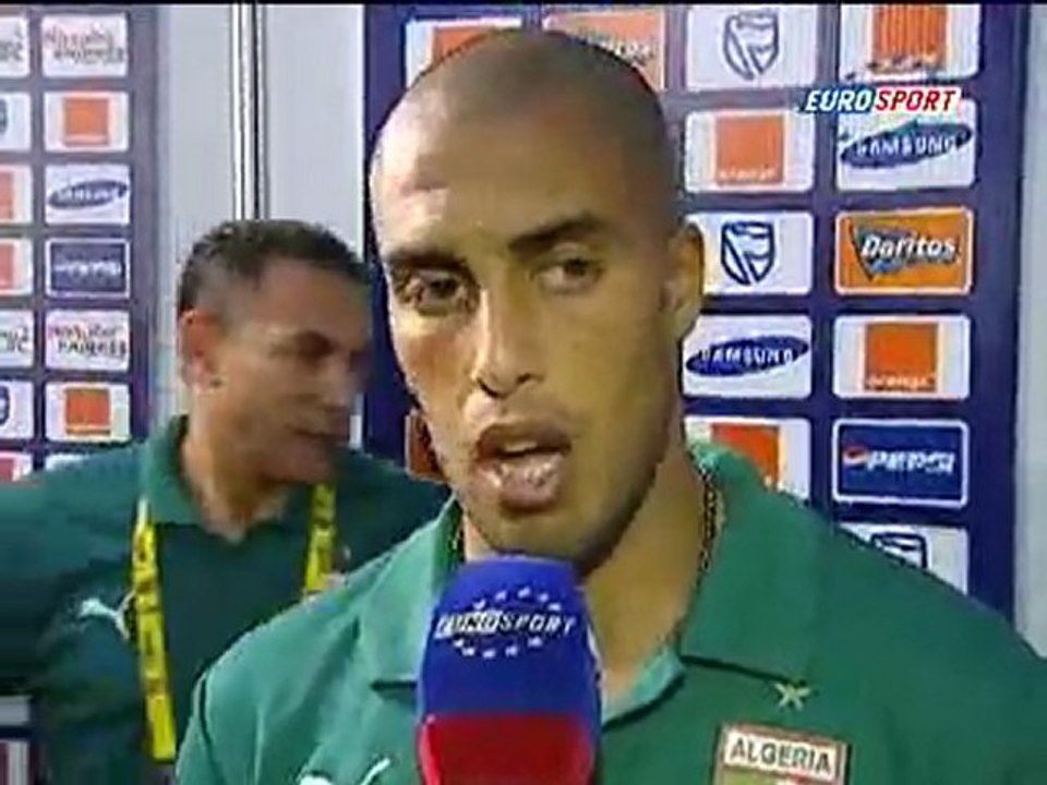 REACTION DE MANSOURI APRES ALGERIE-EGYPTE (0-4)
