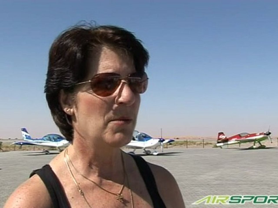 Jacquie Warda at 2010 Al Ain Aerobatic Show