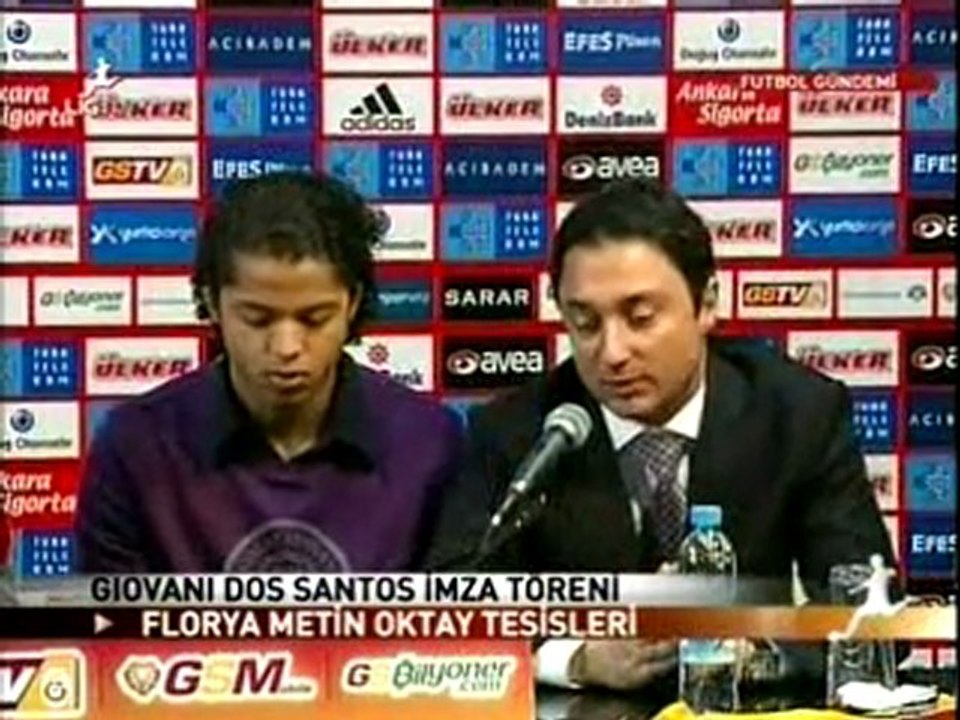 Giovani Dos Santos İmza Töreni