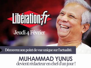 M. Yunus rédacteur en chef de Libération le 4 Février