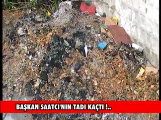 BAŞKAN ÇÖPE KIZDI