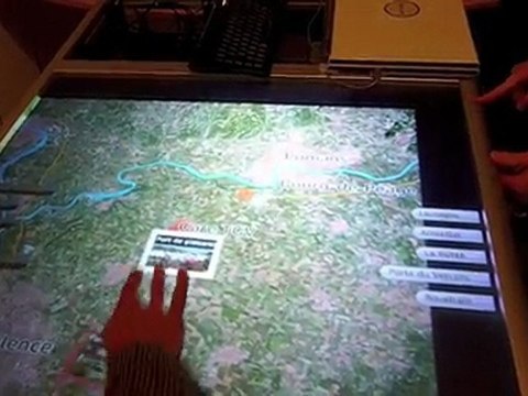 Studios Donuts démo table multitouch V2