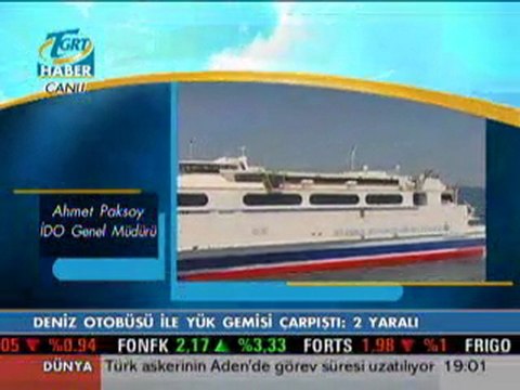İDO - Mehmet Reis Deniz Otobusü Kaza 4
