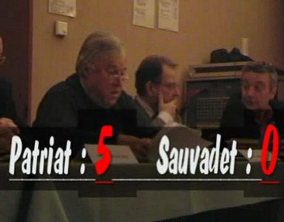 patriat 1 sauvadet 0