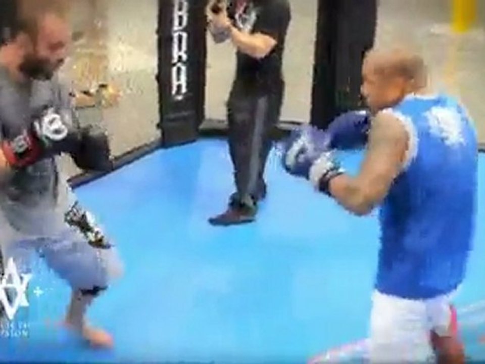 wand Silva & Crew Sparring au Affliction Training Center