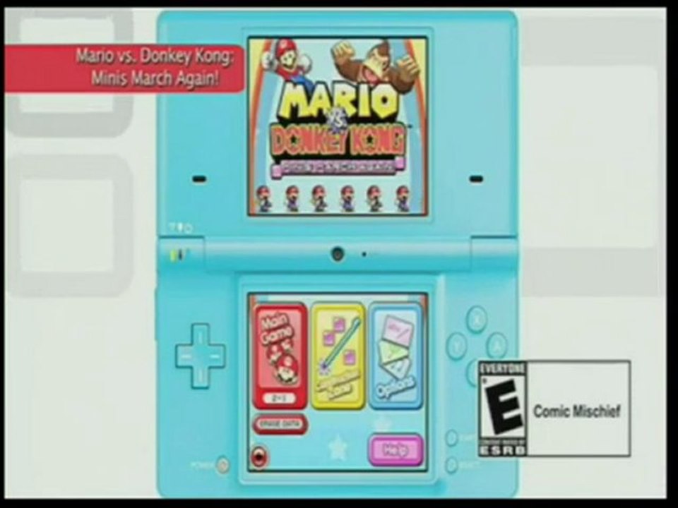 Mario vs DK Minis March Again - Trailer