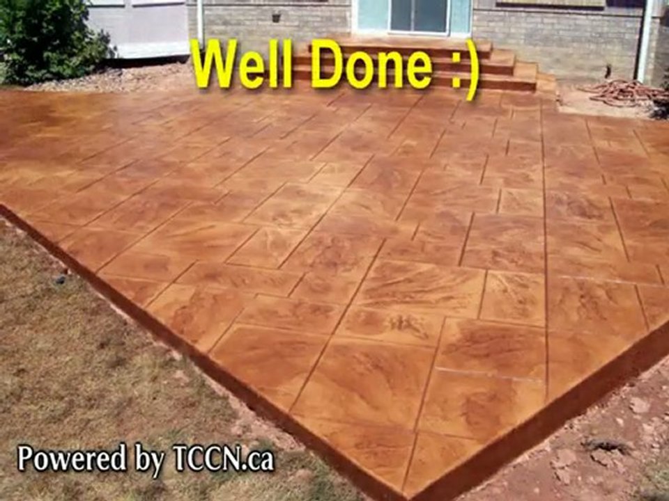 Vancouver Concrete Company - How To Stamp Concrete Driveways