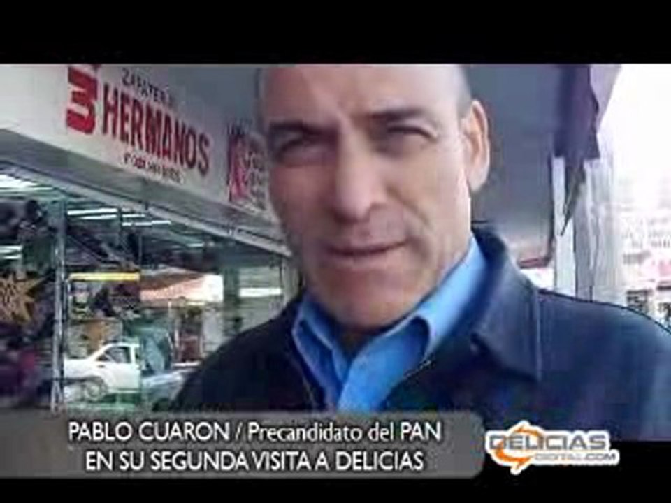 PRECANDIDATO CUARON HACE SU SEGUNDA VISITA A DELICIAS