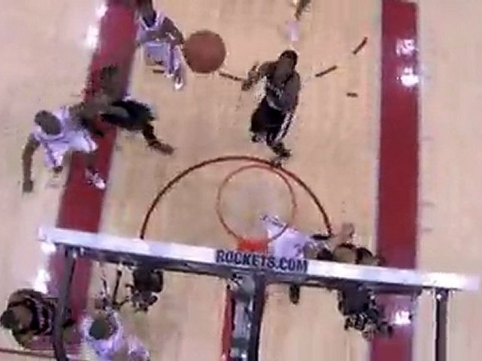 Martell Webster rattles the rim with a tomahawk slam over th