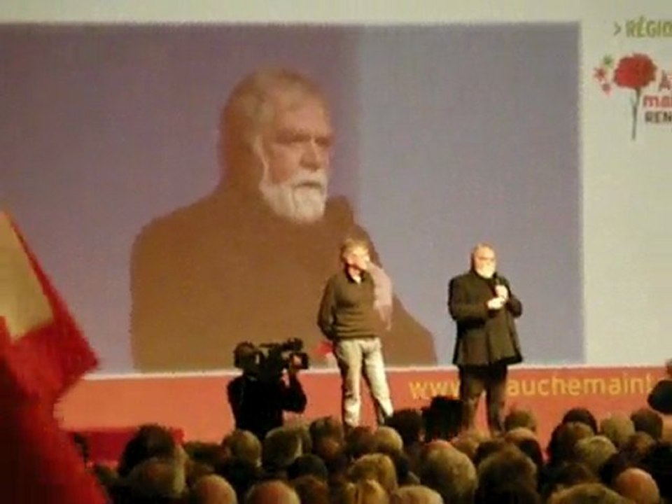 François Liberti meeting  Montpellier conquête de la Région