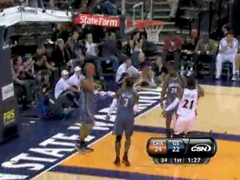 Monta Ellis drives through the defense and lays it in for tw