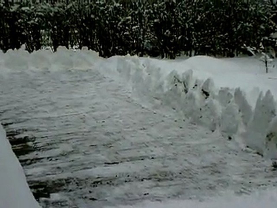 Déneigement 30/01/10 (20 cm)