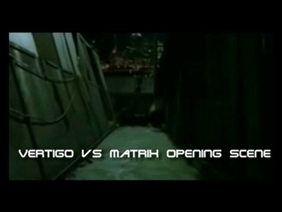 Vertigo vs Matrix Opening Scene