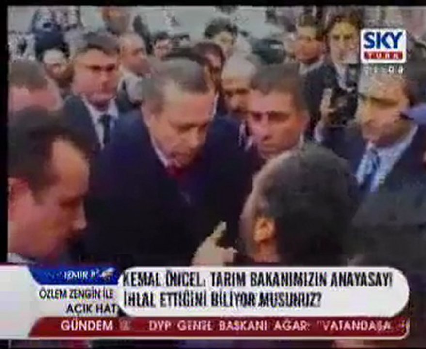 Tayyip Erdogan - Ciftci tartısması