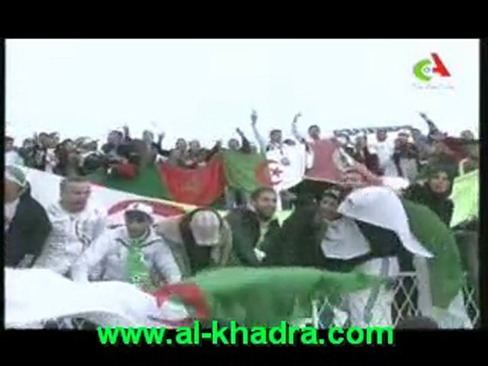 Algérie:(Les verts arrivent a alger)