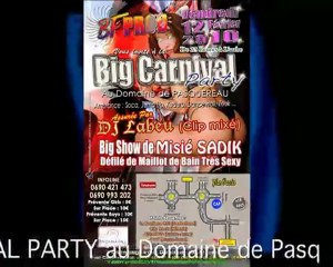 BIG CARNIVAL PARTY AVEC DJ LABEU & SADIK