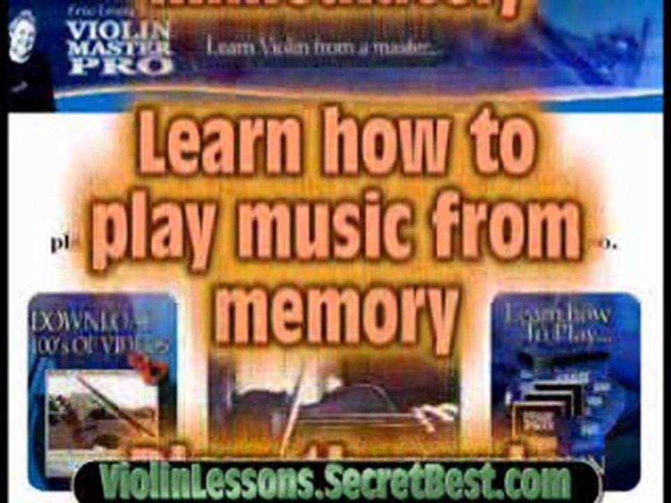 Violin Video Lessons, learning to play violin