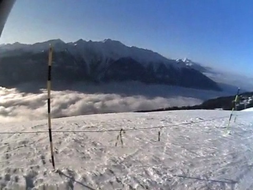 Mer de nuages bas vue de Bisanne