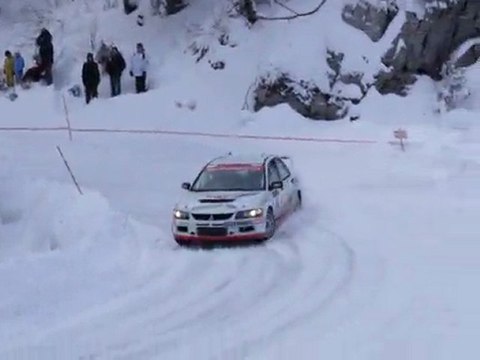 ronde du jura 2010 numero 18 mitsubishi lancer evo 9 Daniel