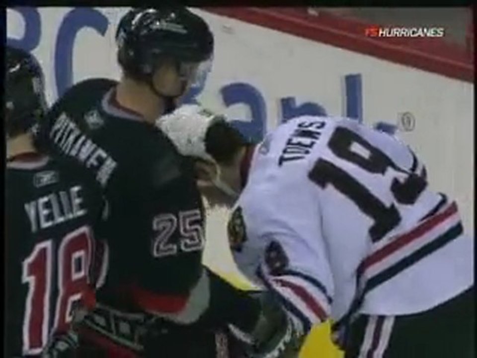 Hurricanes - Blackhawks Highlights (1/30/10)