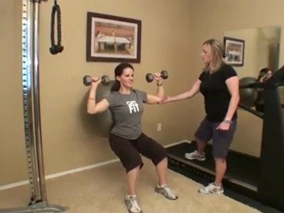 Home Fitness Training W Cari Ham and Julieanna Hever Part 5