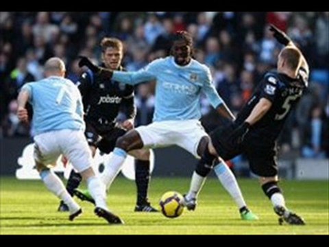 Manchester City 2-0 Portsmouth Adebayor terrific finish