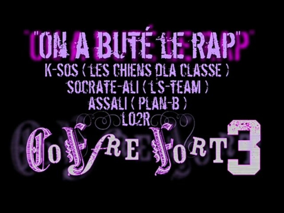 On a buté le rap-k-sos, socrate-ali, assali et lo2r