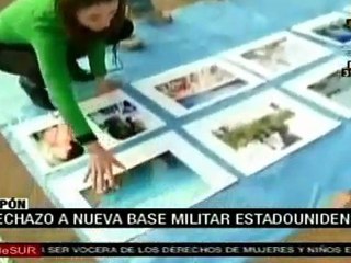 Rechazan nueva base militar de EEUU en Japón