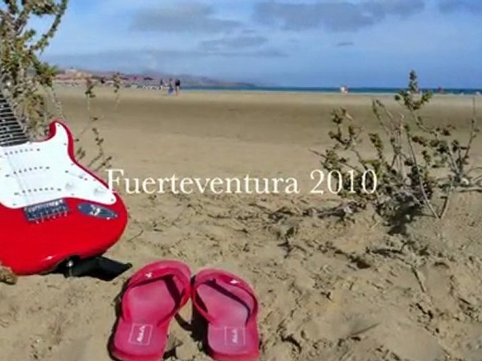 Musiker Andy Richter Costa Calma Insel Fuerteventura, Canary island,