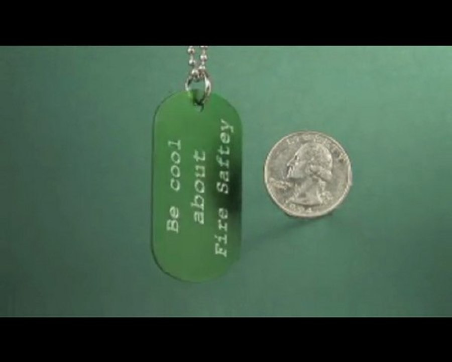 Dog Tag Green www.yourdogtags.com