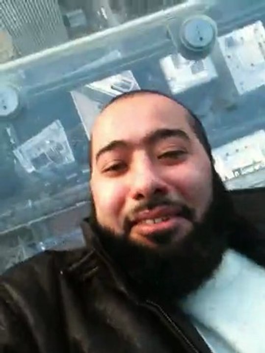 Chicago Sears Tower, on the 110th floor transparent Deck