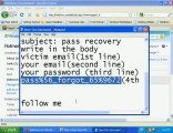 email hacking- yahoo, hotmail and AOL accounts