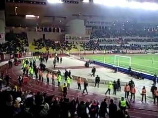 Monaco - Nice (30.01.2010) incidents supporters