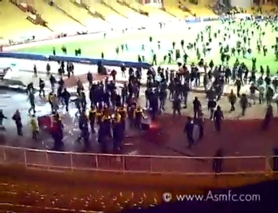 Monaco - Nice (30.01.2010) attaque du virage monégasque