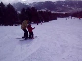 ski avec maman