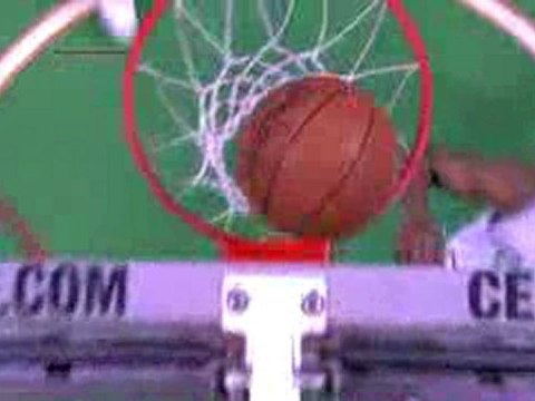 Derek Fisher gets the steal and runs it down the floor dishi