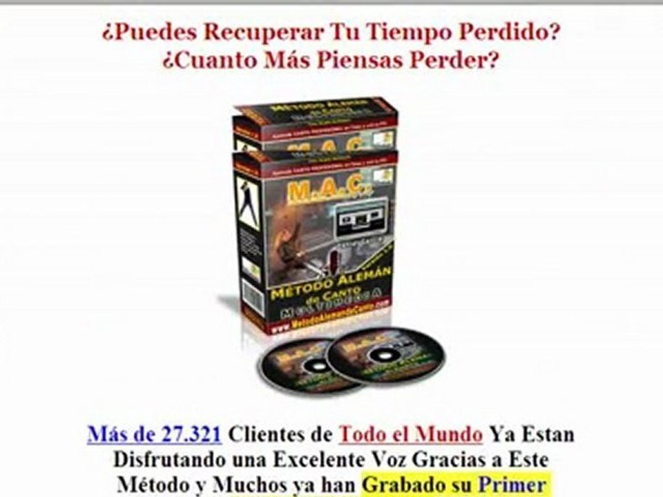 Curso De Canto Profesional Multimedia