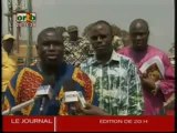 Bénin : Visite de Boni YAYI sur le chantier de l'échangeur