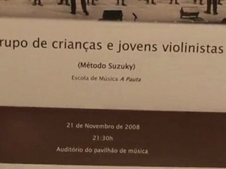 Concerto colégio Rosário 2008 A PAUTA