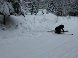 weekend vosges avec la  famille ski fond à gerardmer