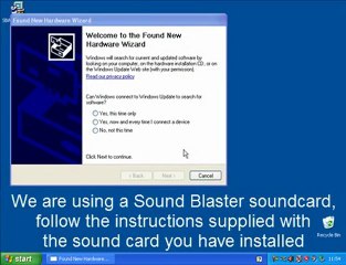 Adding a soundcard to a computer