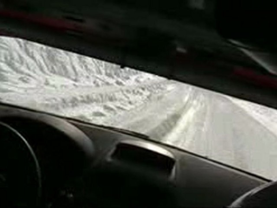rallye neige hautes alpes 2010  clio r3 maxi