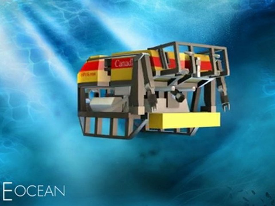 ROPOS Submersible 3D Rendering
