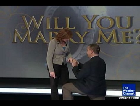 USA: une miss météo demandée en mariage en direct