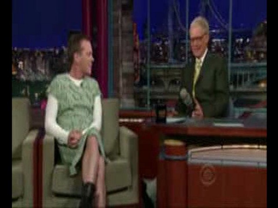 Jack Bauer débarque en mamie chez Letterman